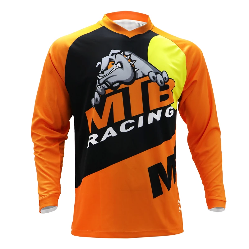 MOTO new men\'s off-road motorcycle mountain bike breathable and quick-drying cycling jersey