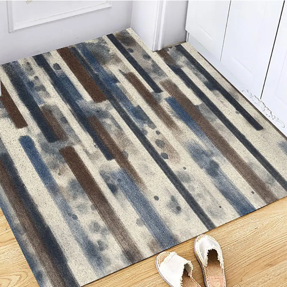 

Cut At Random Doormat Carpet Bathroom Bedroom Living Room Kitchen Entrance Mat Carpet Non-slip Custom PVC Indoor Outdoor Doormat