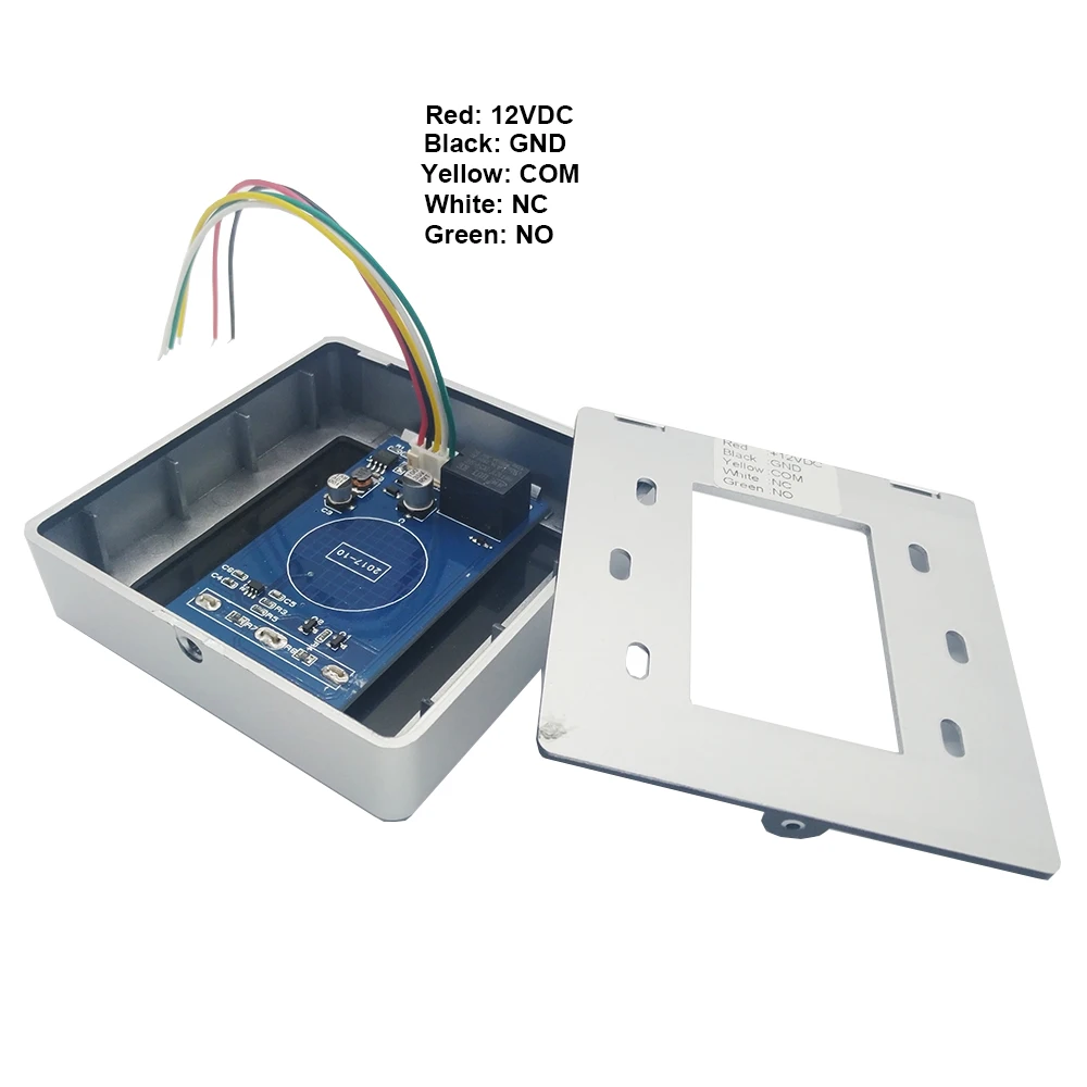 Imagem -05 - Indicador Led Verde Azul no nc com Sistema de Controle de Acesso Interruptor de Liberação da Fechadura da Porta Botão de Saída de Toque