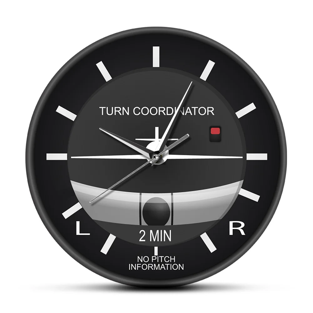 

Aviation Classic Silent Non Ticking Wall Clock Aircraft Cockpit Style Face Wall Clock Airplane Instrument Timepiece Pilots Gift