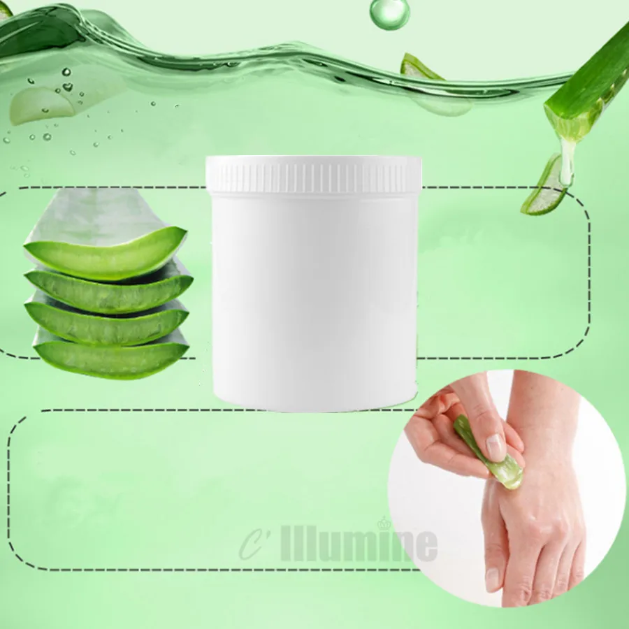 Aloe Vera Moisturizing Ice Crystal Gel Anti Allergy Sunburn Repair Cosmetics OEM 1kg Skin Care Beauty Salon Equipment 1kg