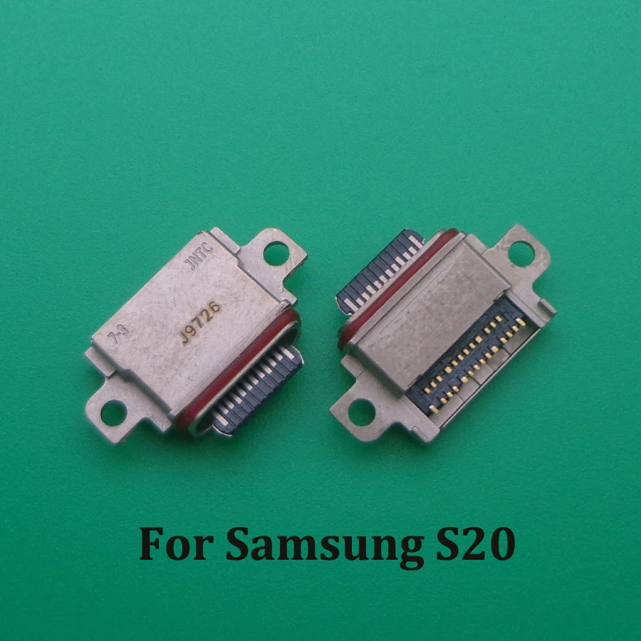 20 قطعة/الوحدة لسامسونج غالاكسي S10 S20 نوت 10 زائد S10e شاحن يو اس بي مايكرو USB شحن ميناء حوض مقبس توصيل