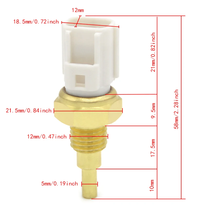 Water Temp Temperature Sensor For Yamaha RPZ50 Venture Multi Purpose RS10 RS Vector L-TX LE X-TX Venture GT TF RS90 RST90  E-BAT