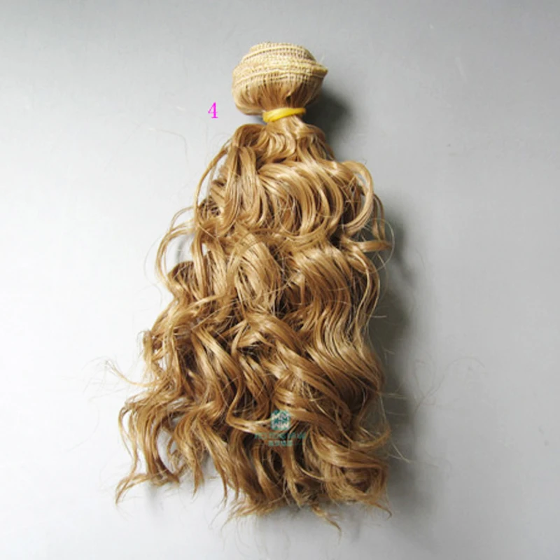 15cm & 25cm*100cm Wool rolls dolls wig for 1/3 1/4 1/6 BJD/SD Doll hair Accessories