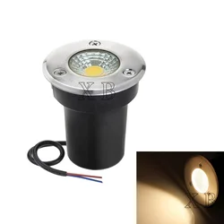 Spot lumineux LED encastrable dans le sol, imperméable conforme à la norme IP68, éclairage d'extérieur, idéal pour un jardin ou un sentier, 3/5/10/15W, DC 12V, 220V