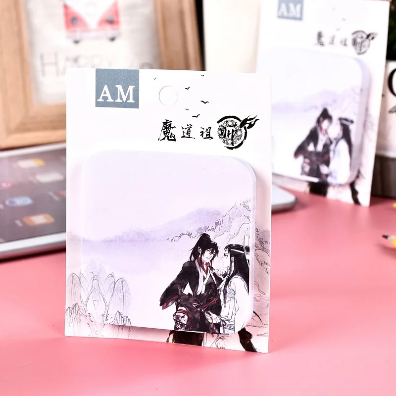 Anime Grandmaster Of Demonic Cultivation Mo Dao Zu Shi Sticky Note Memo Pad Paper Sticker Notepad Kawaii Stationery