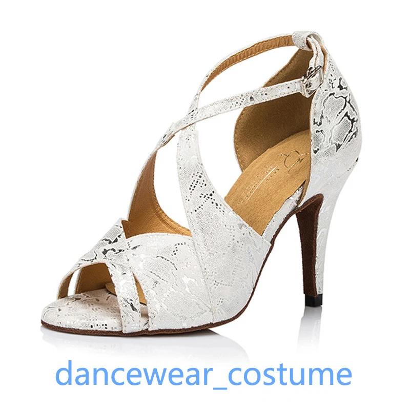 

New Women Professional Party Ballroom Latin Tango Modern Jazz Rumba Samba Dance Salsa Heels Sandals Shoes US5-9