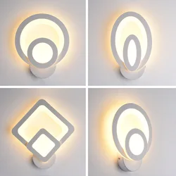 LED Wall Lamp For Bedroom Bedside Living Room Aisle Corridor Stairs Modern Indoor Sconce Home Decorative Light Fixture