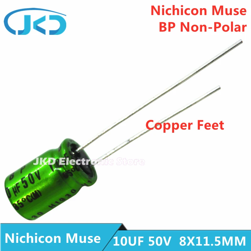 5 sztuk nowy Nichicon MUSE BP 16V 25V 50V 1UF 10UF 47UF 100UF 220UF 1000UF ES (Bi) niepolarna niepolarna bipolarna HiFi kondensator Audio