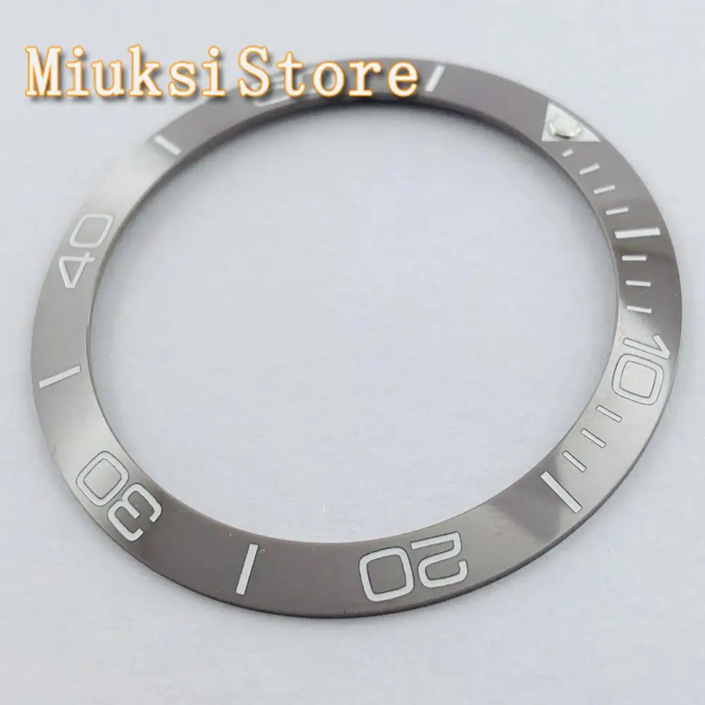 38 مللي متر جديد رمادي سيراميك ساعة الحافة صالح التلقائي ساعة ميكانيكية 40 مللي متر رجالي ساعة