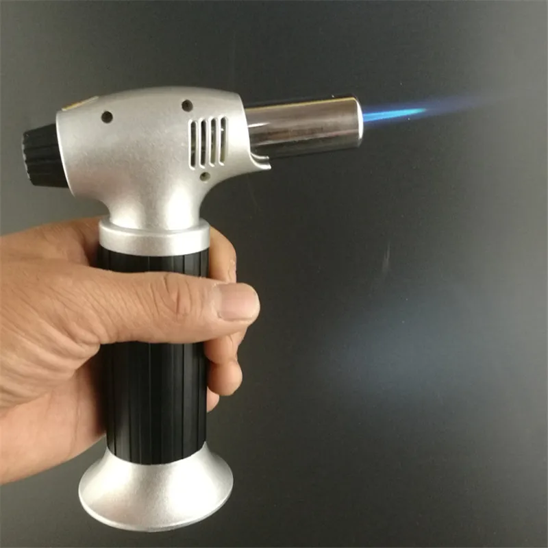 

Butane Torch, Kitchen Torch Cooking Torch with Safety Lock & Adjustable Flame for Cooking, BBQ, Baking, Brulee, Creme, DIY Solde