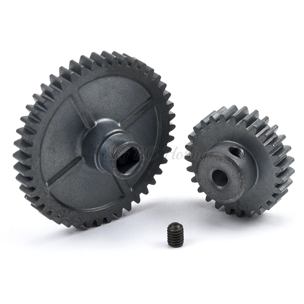 44T Reduction Gear + 27T Motor Gear Remote Control Car Part Fit for WLtoys 144001 1/14 1:14 Remote Control Car Spare Part