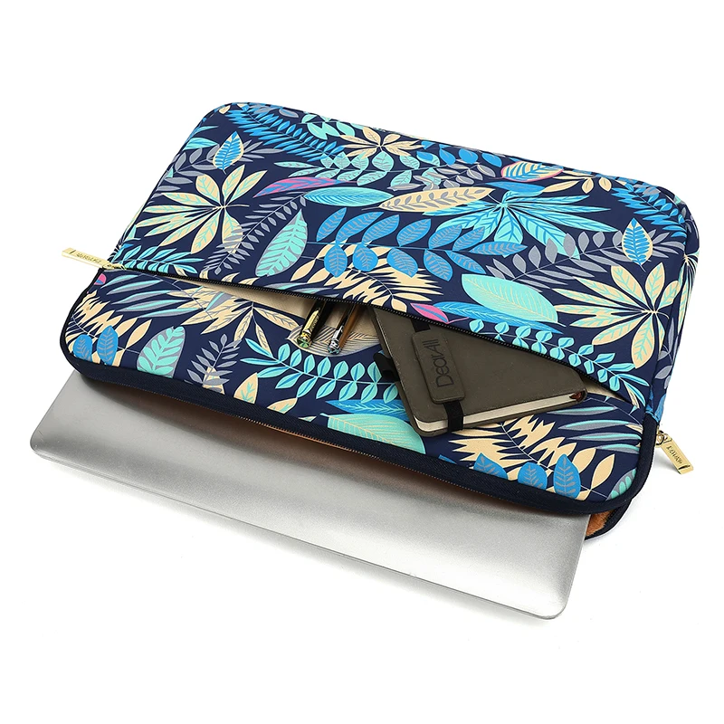 Imagem -02 - Capa para Notebook Bolsa à Prova Dágua para Laptop 13 14 15.6 Macbook Air Pro 13.3 15.4 Computador Estojo para Laptop 15 Polegadas