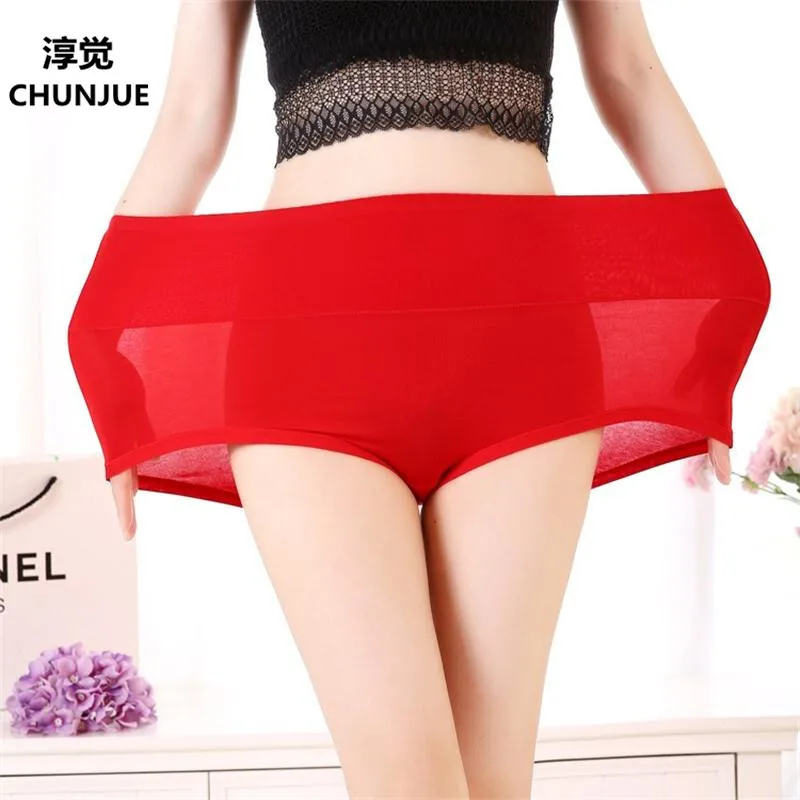 4PCS/lot Women's panties Plus Size Briefs Panties for Mother Lingerie Comfort Cotton High Waist Women's Underwear Free Shipping