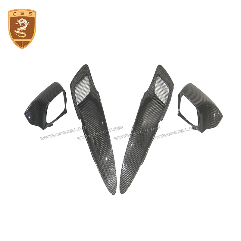 

Dry Carbon Fiber Rear Air Intake Trims Cover For McLaren 720s Scoop Rear Air Intake