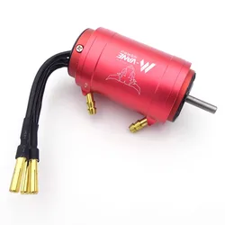 2860 KV3400 KV2700 3-4S 4-Poles Brushless Motor 4mm Shaft Water Cooling Motor for RC Boat Marine Speed Jet Boat Yacht