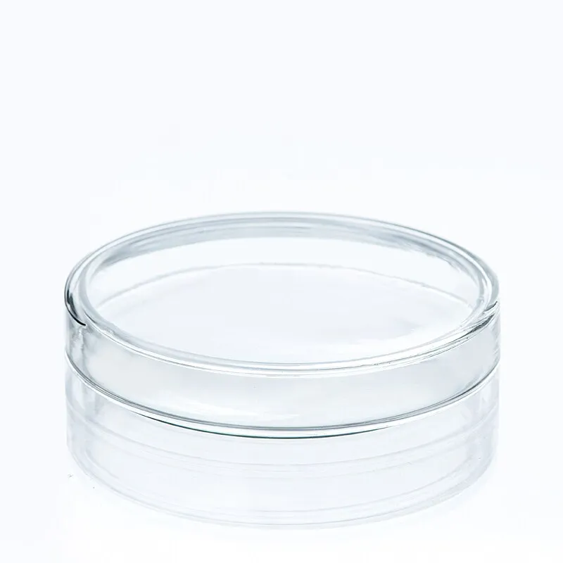 2mm Wall thickness 90mm Borosilicate Glass Petri culture dish For Chemistry Laboratory Bacterial Yeast 1lot/5Pcs