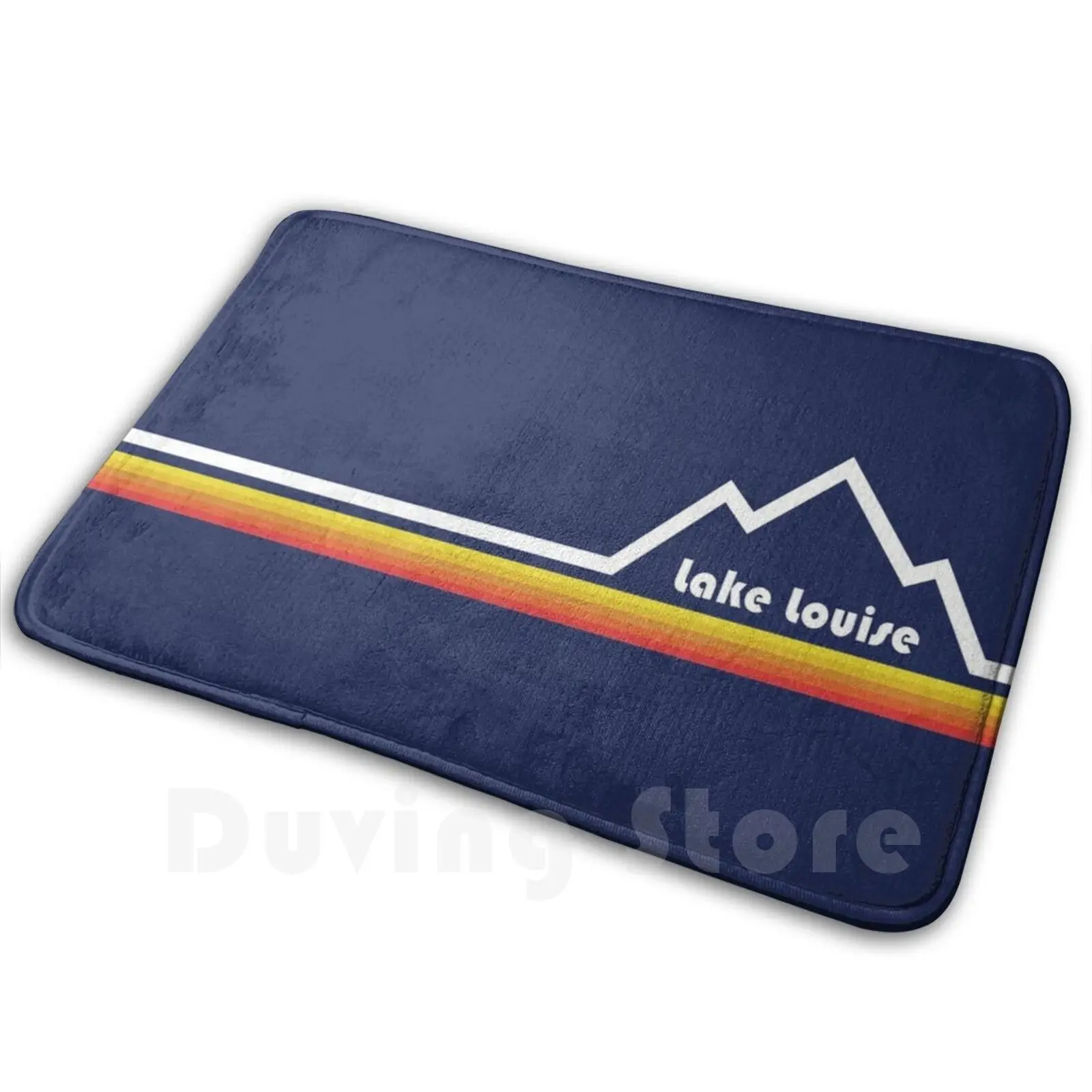 Lake Louise , Alberta Carpet Mat Rug Cushion Canmore Banff Jasper Alberta Canada Climbing Ski Snowboard Mountaineering Lake