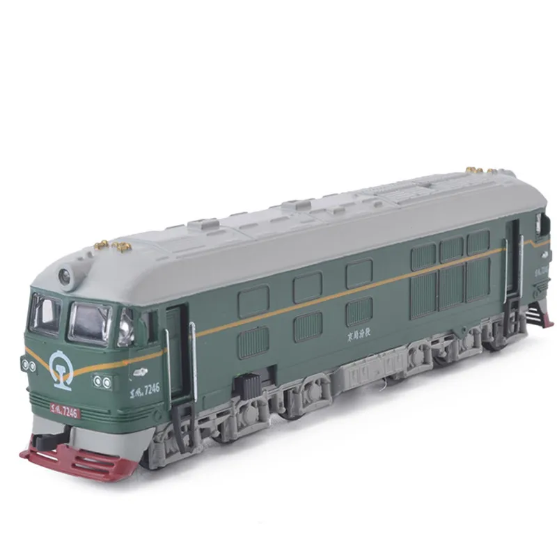 Classic nostalgic 1:87 Dongfeng 7246 train alloy model,sound and light pull back model,exquisite collection&gifts,free shipping