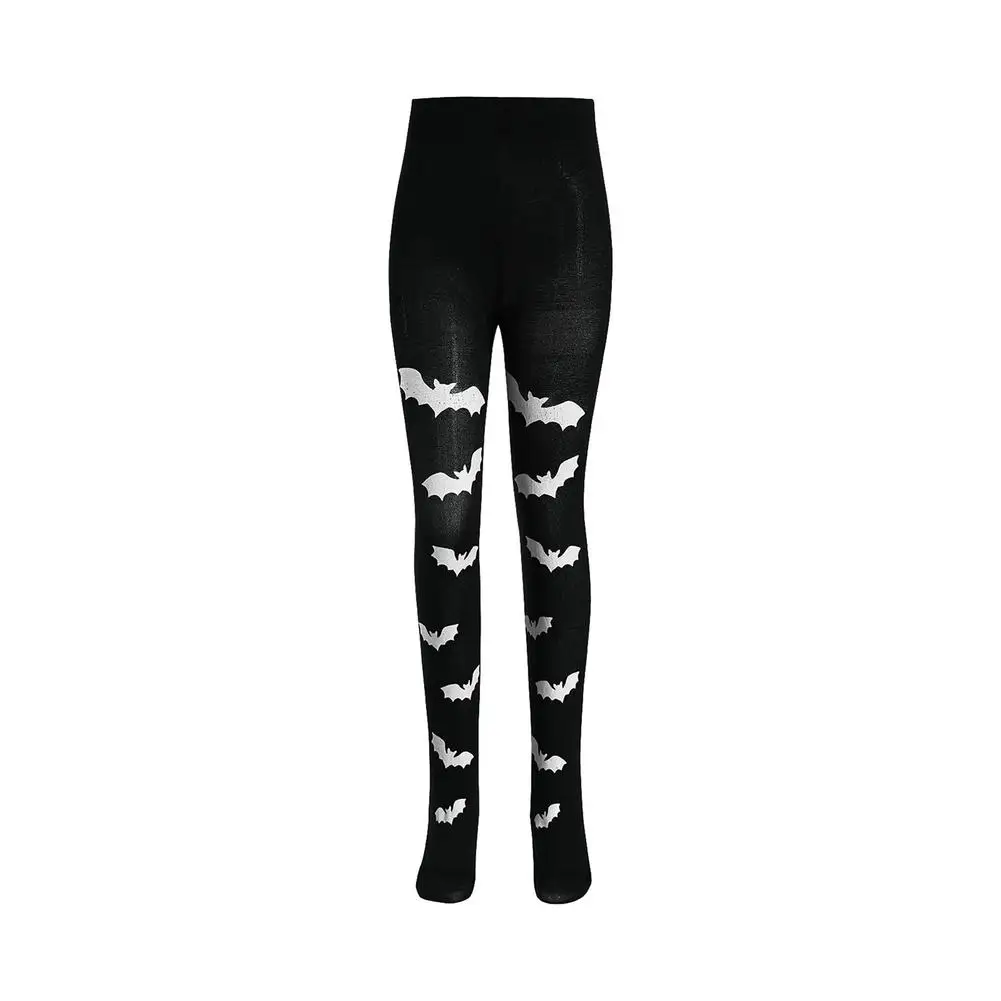 Collants Sexy motif de citrouille d'halloween, accessoires de fête de mascarade de fête de vacances pour enfants filles de 13 à 16 ans