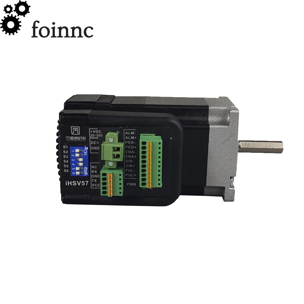 57 Integrated DC Servo Motor Nema23 0.29/0.45/0.6NM(Optional) 1000 Line Encoder Drive  Control Integrated Servo Motor iHSV57-XXX