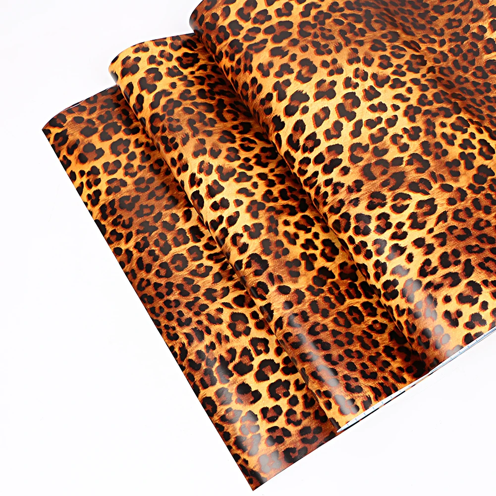 10M Sexy Leopard Print Wallpaper Self-Adhesive Removable PVC Wall Sticker Shelf Drawer Liner Furniture Renovation Contact Paper