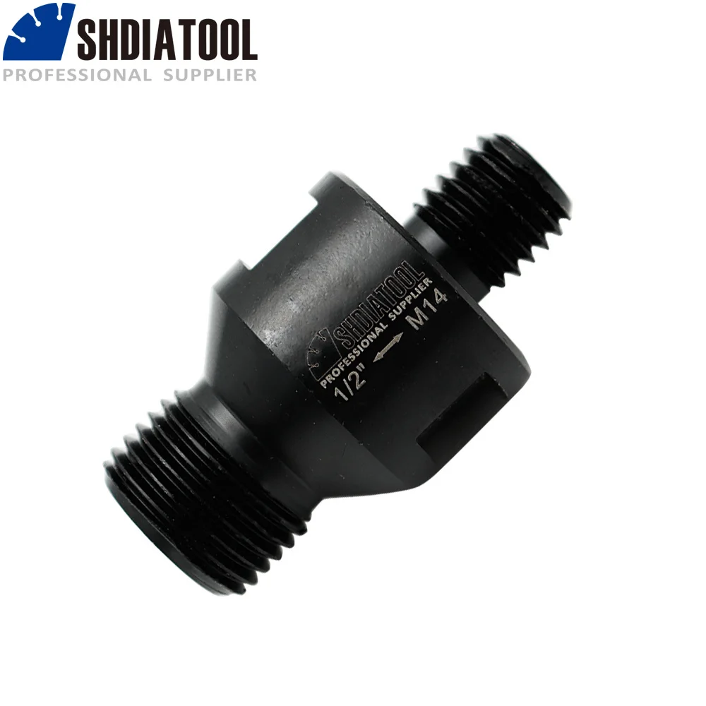 Convertitore SHDIATOOL 1pc per filettatura maschio M14 a Gas adattatore filettatura maschio da 1/2 pollici per convertitore di connessione macchina CNC