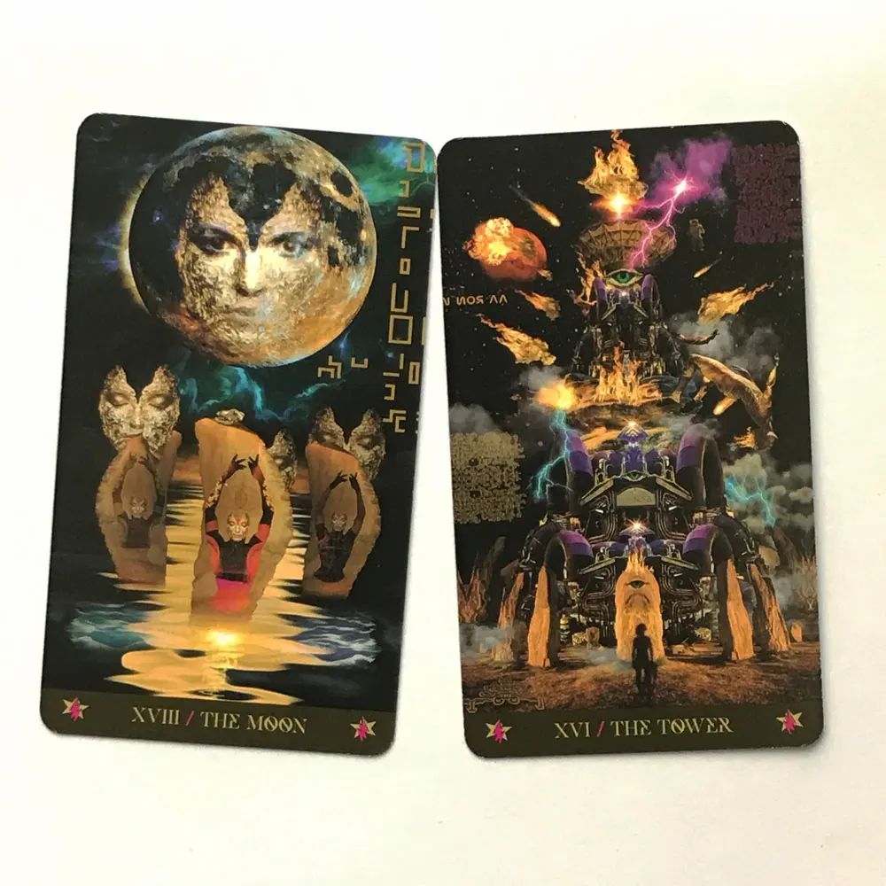 Hot sales Starman Tarot Card Entertainment Fate Divination Card Board Game Tarot And A Variety Of Tarot Options PDF Guide