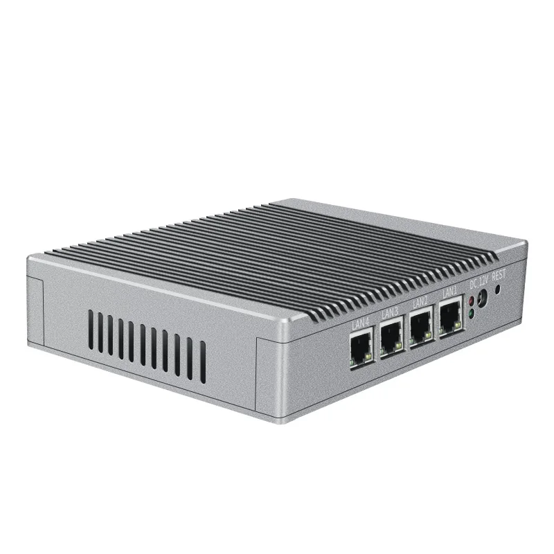 BKHD pfsense G40คอมพิวเตอร์ขนาดเล็ก BKHD 4 LAN 2500M 2.5g J4125โลโก้แรมสูงสุด8GB OEM คอมพิวเตอร์ Quad Core Celeron ธุรกิจเกม