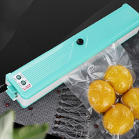 220V Household Automatic Food Vacuum Sealer Packaging Machine Film Sealer Vacuum Packer Including 6Pcs bags free