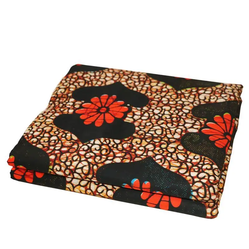 100% cotton wax african fabric high quality african  wax print fabric for dresses wax fabric