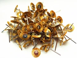 30pcs NEW Wire Copper Brush Polishing Wheel for Rotary Tools 2.35mm