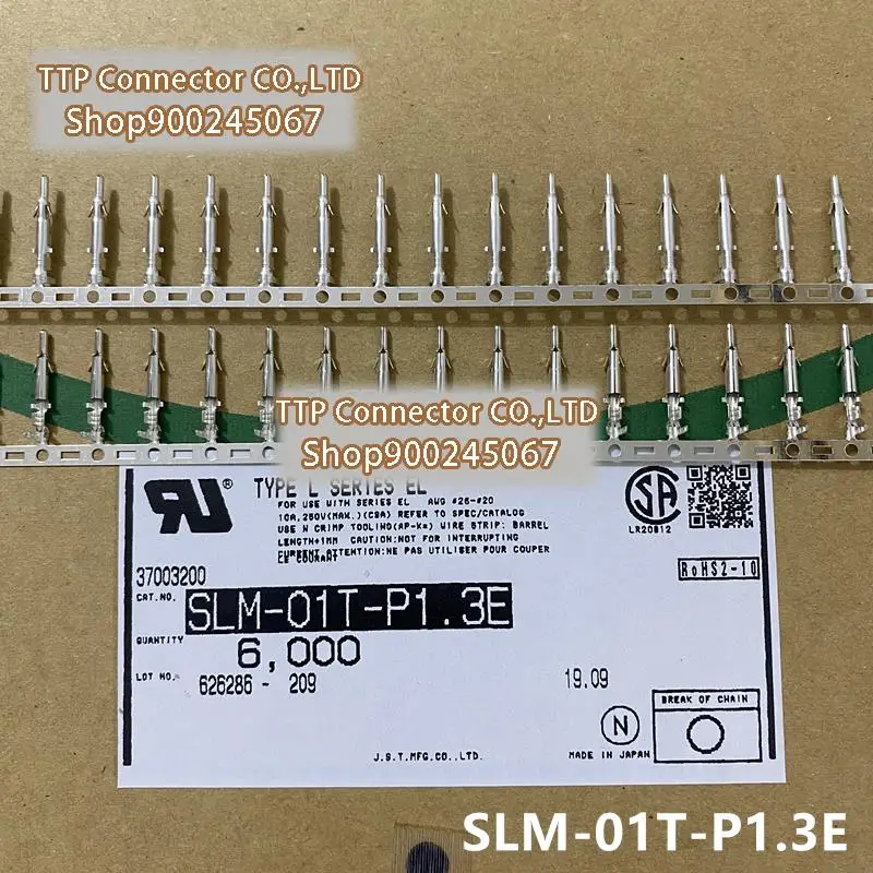 

100pcs/lot Connector SLM-01T-P1.3E Wire gauge 20-26AWG 100% New and Origianl