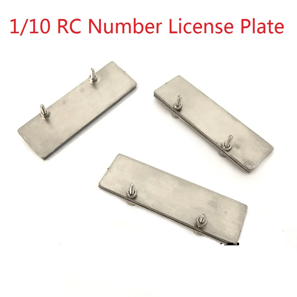 Metal Frame Waterproof Custom InitialD AE86 License Plate for 1:10 Tamiya CC01 Axial Scx10 Traxxas Trx4 RC Crawler Accessories