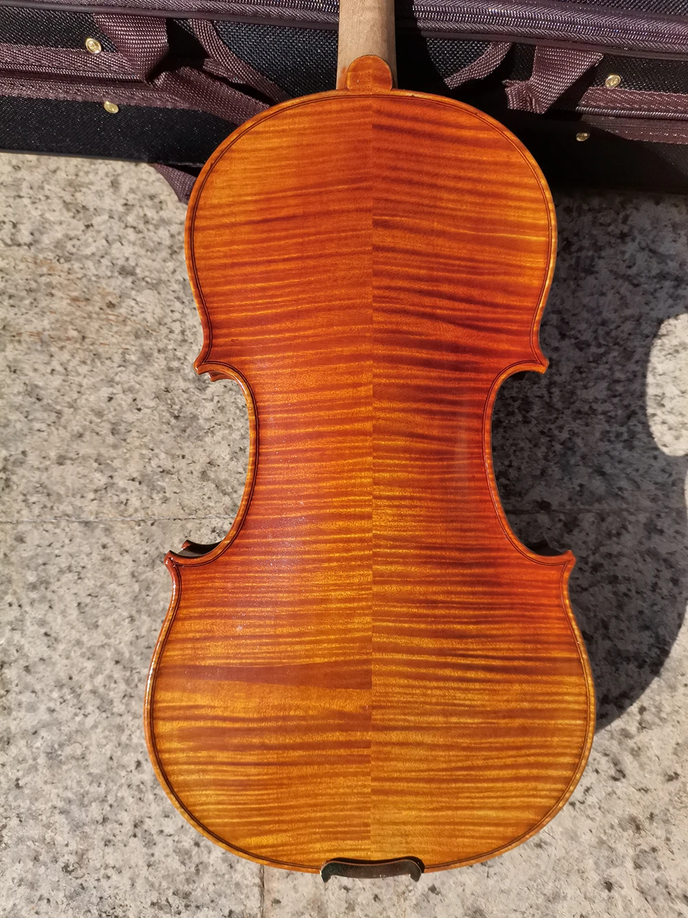 

All handmade Italian vintage oily varnish 4/4 Violin Antonio Stradivari violino All-European Spruce Flame Maple Box bow