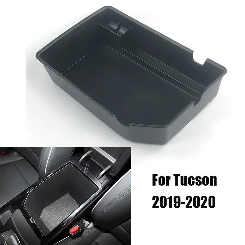 For Hyundai Tucson Tucson 2019-2021 Car Accessories Central Armrest Storage Box Console Tray Holder Case Palle Interior decorati