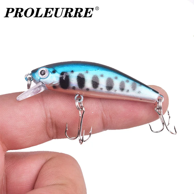 

1Pcs 5.5cm 6g Fishing Lures Quality Minnow Lure 3D Eyes Plastic Artificial Hard Bait Pesca Jig Sink Slowly Wobblers Crankbait