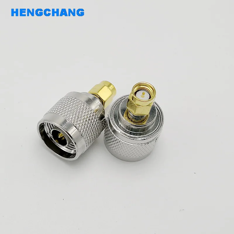 10pcs N to SMA RF connector L16 N type male to SMA male RF Coax Adapter convertor Straight