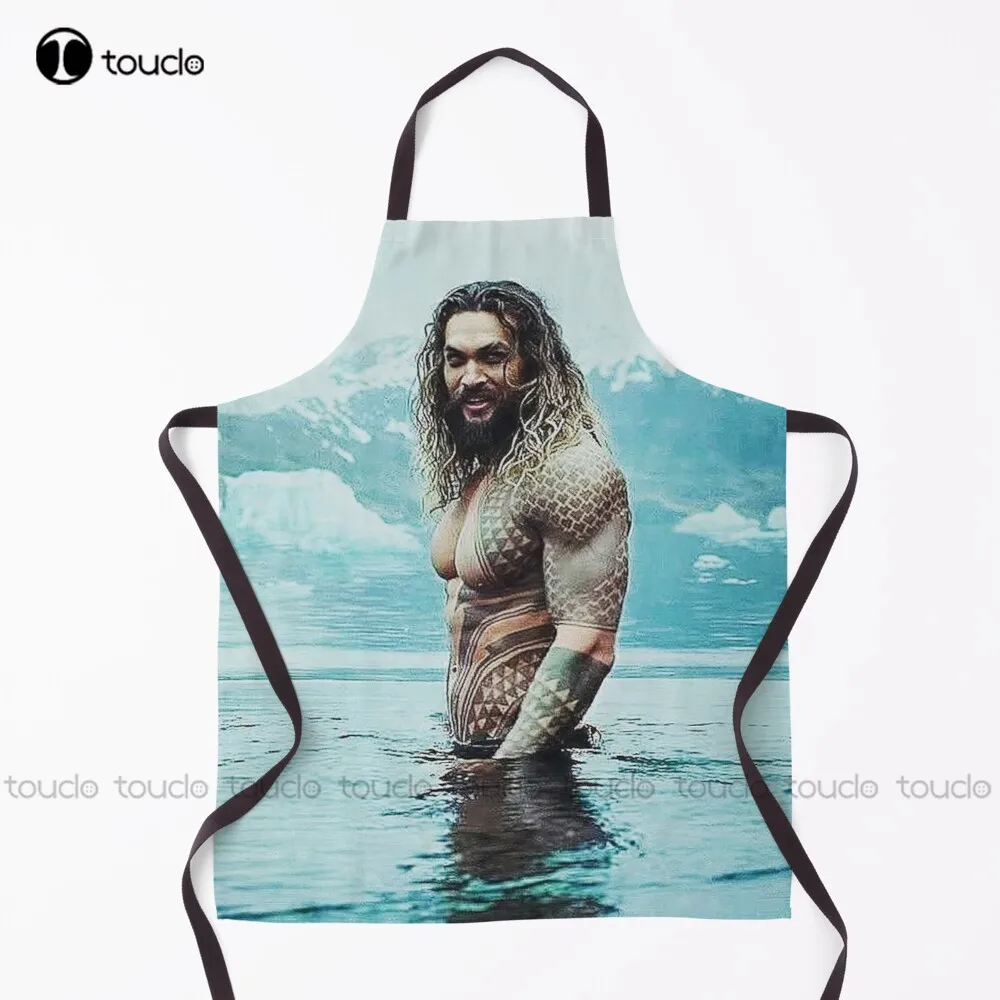 New Jason Momoa Actor, Sexy, Hot, Movies Apron Cooking Aprons For Women Unisex