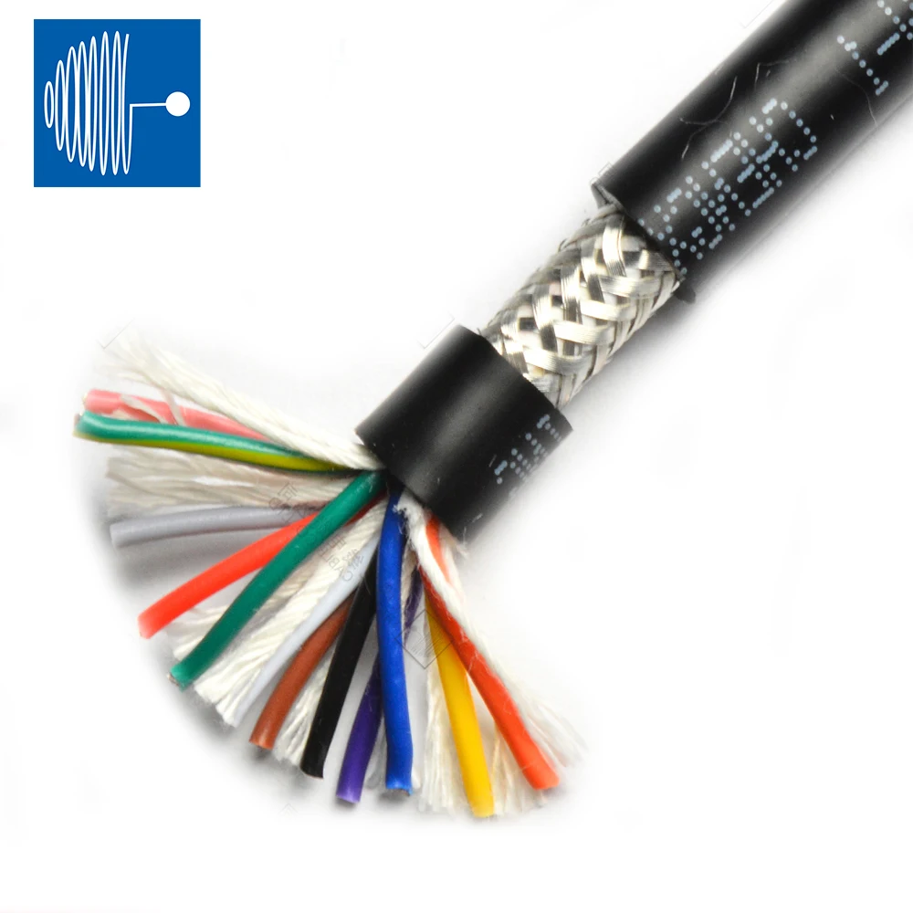 TRIUMPHCABLE 10M UL2464 26AWG 13/14/15/16/18/20/25/30 core PVC multi-core shielded cable anti-interference control signal wire