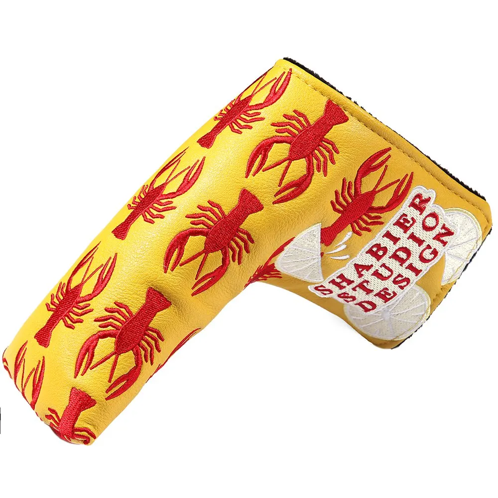 SHABIER Crawfish Golf Putter Cover Headcover for Blade Golf Putter Head Cover