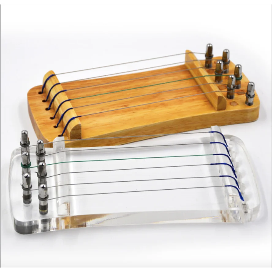 

Portable crystal guzheng finger training device solid wood guzheng finger training device fingering practice device Guzheng acce