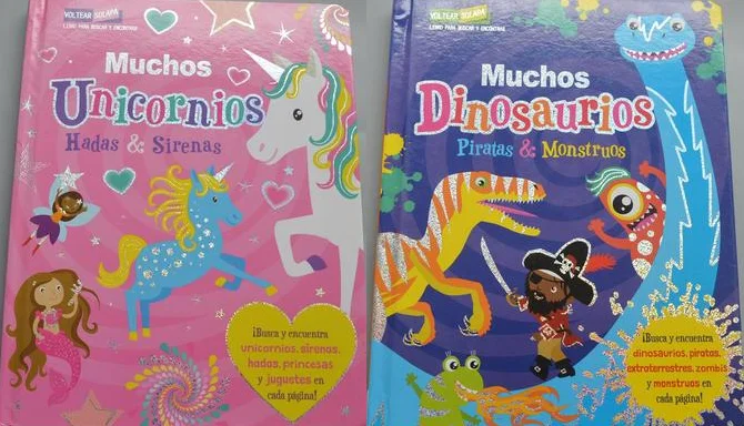 

2 Books Parent Child Kids Spanish Book Carhildhood Education Enlightenment Knowledge Sory Learning Reading Cardboard Book Age 3