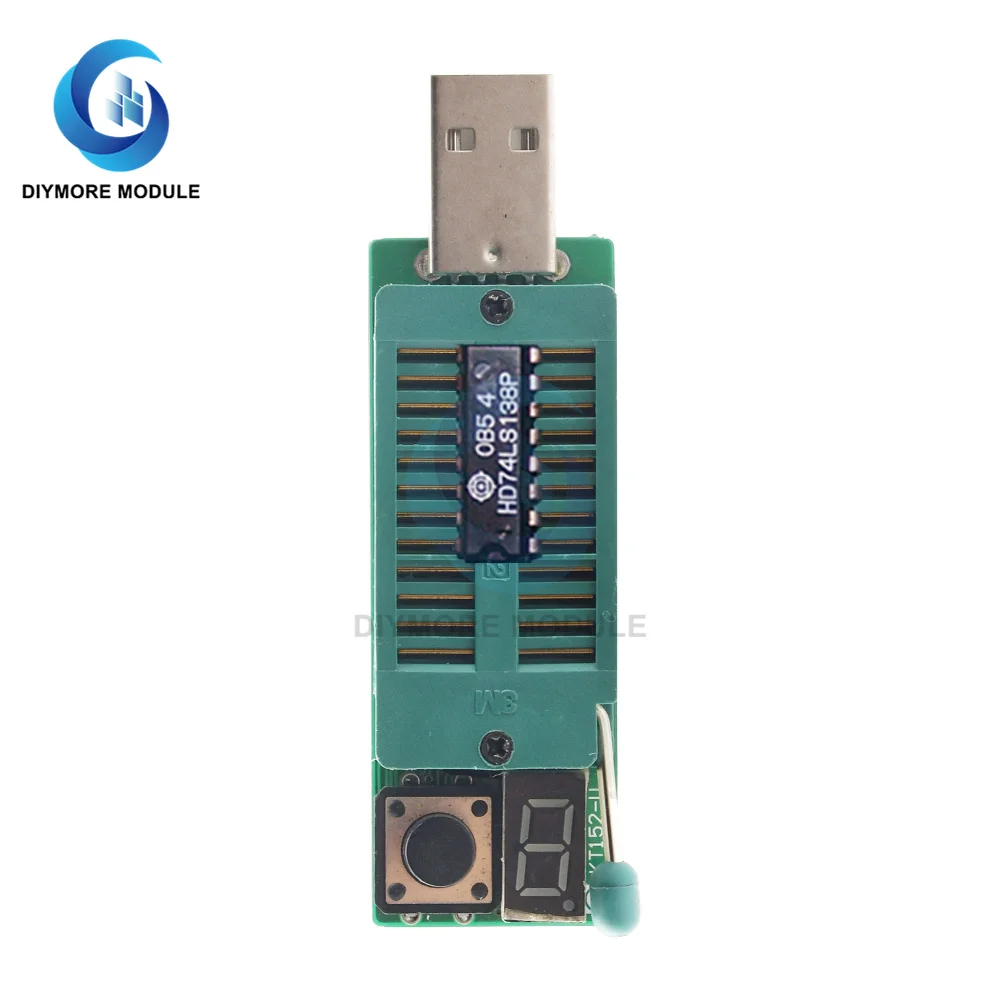 Integrated Circuit Tester/IC Tester/LED Test/Optical Coupler Test/LM339 Test/KT152 Battery Powered/USB Powered Practical