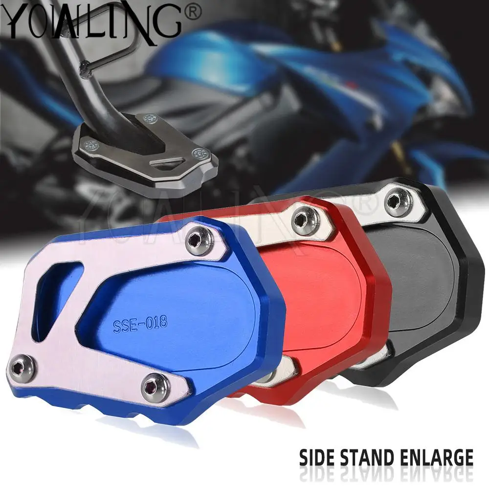 

Motorcycle Side Stand Enlarge Foot Pad Support Plate Kickstand For SUZUKI GSX-S1000F GSX-F 1000F GSXF 1000F 2015-2019 2020 2021