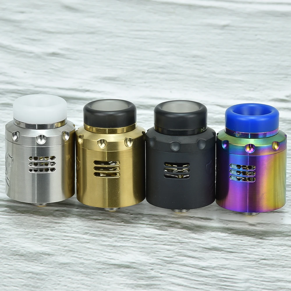 Chết Thỏ V3 Rda Đơn/Dual Coil 304ss Chất Liệu Atomizer RDA 24Mm Xây Dựng Lại Nhỏ Giọt Xe Tăng Vs Tông GEN 2 RDA