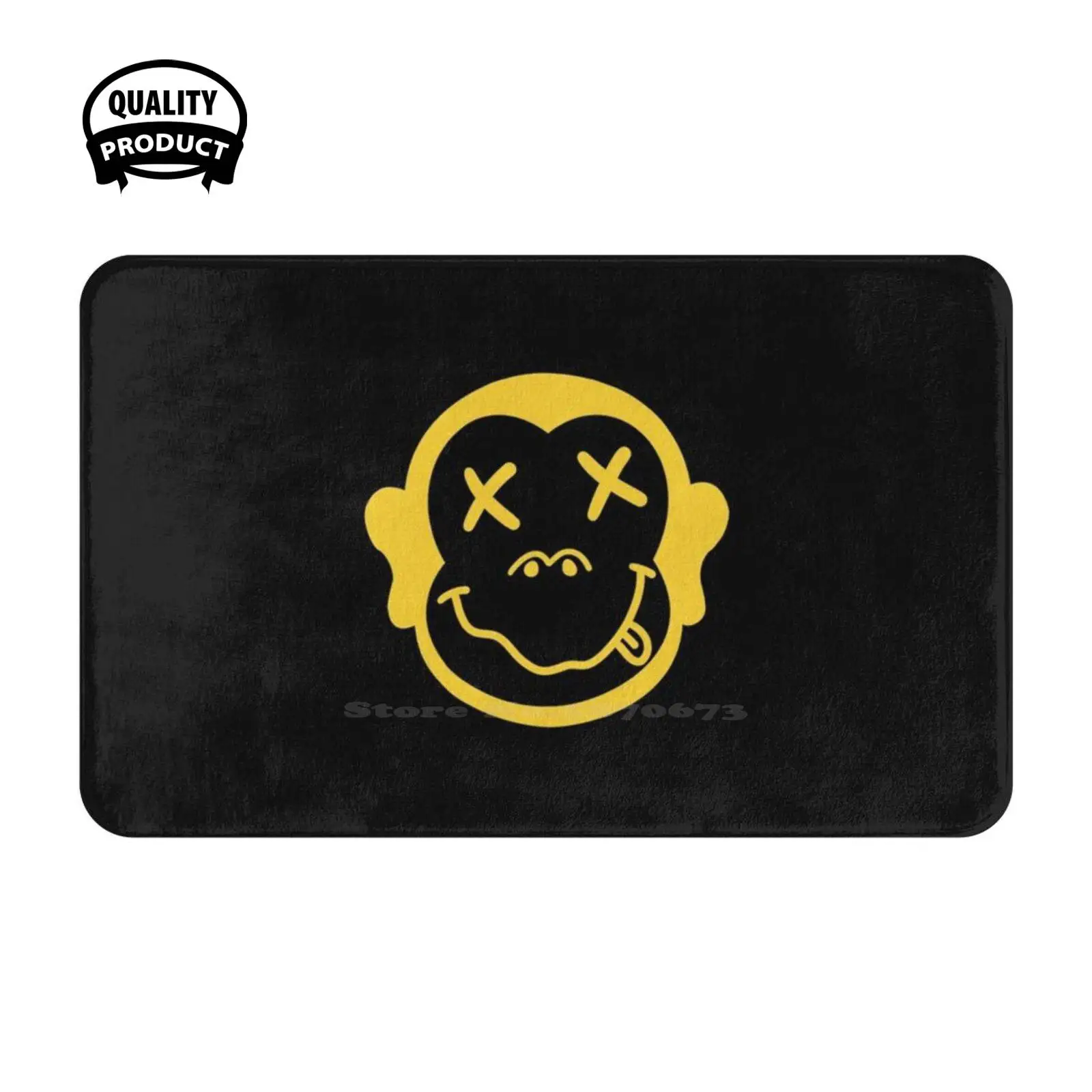 Monkey Soft Cushion Home Carpet Door Mat Car Rug Face Monkey Monkey Face Drunk Monkey Monkey On Drugs