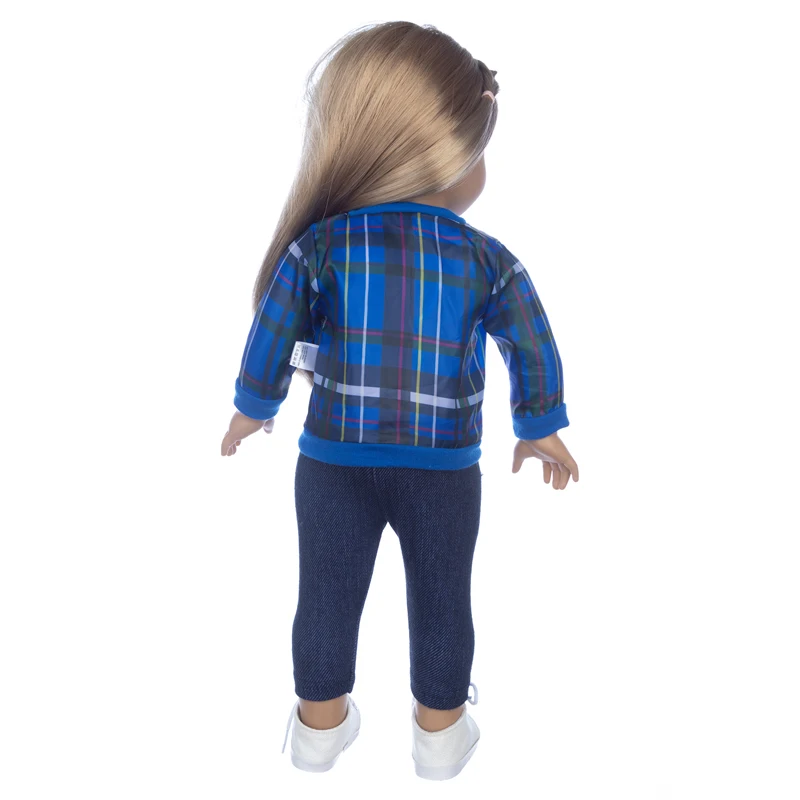 2023 New Mix match fashionable suit Fit for American Girl Doll Clothes 18-inch Doll , Christmas Girl Gift(only sell clothes)