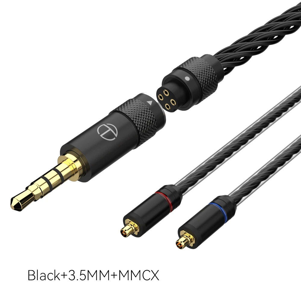 TRN T2 Pro16 Core Oortelefoon Verzilverd HIFI Upgrade Kabel 2.5 5-pin/3.5/4.4/Type C 5-pin/QDC//MMCX/0.75/0.78 - afbeelding 1