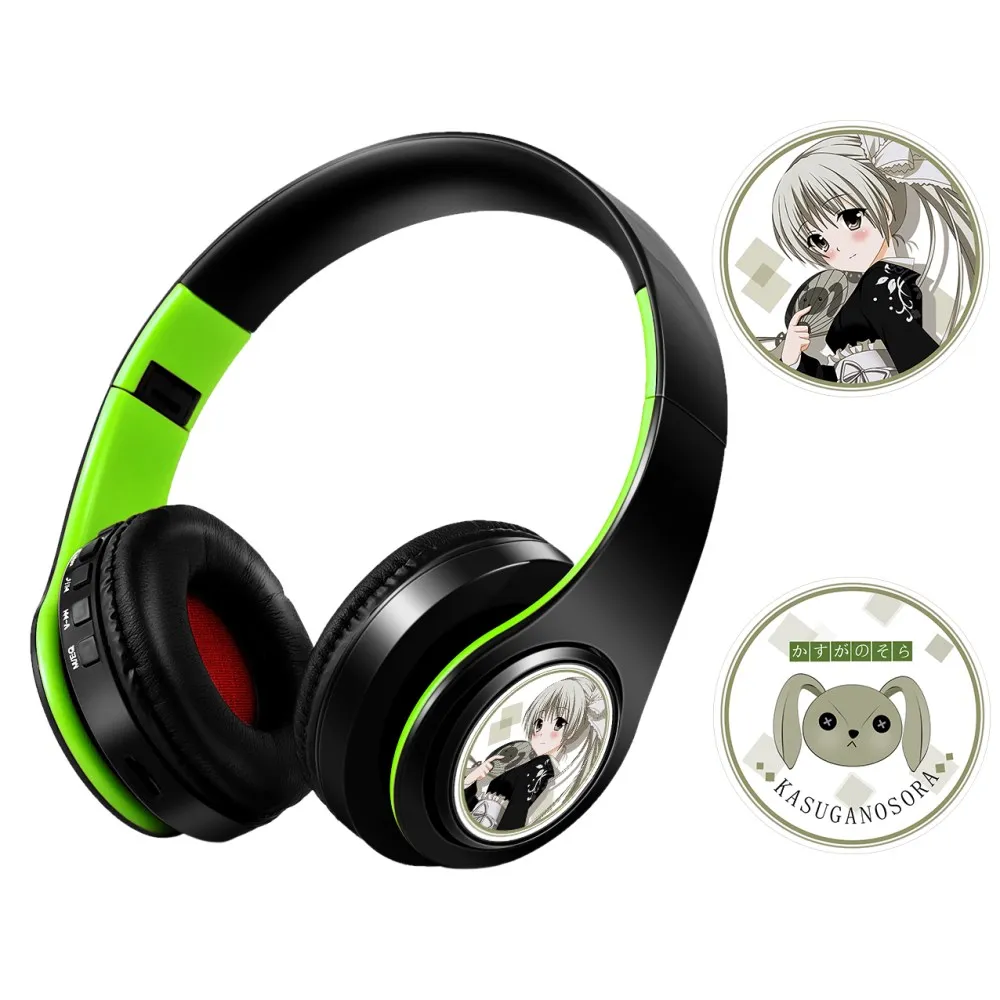 Popuplar Anime Yosuga No Sora Kasugano Sora Wireless Bluetooth Headset Mobile Phone Headphones Gaming Earphone Cosplay 2D Fan